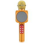 Other Computer Accessory Riff WS-1816 16W karaoke BT microphone with LED 360 Gold