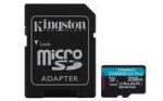 Storage devices Kingston  Kingston  Canvas Go! Plus  256 GB  microSD  Flash memory class Class 10  UHS-I  U3  V30  A2
