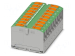 Splice terminal: rail | 24A | 450V | push-in | PA | L: 21.7mm | 0.14&divide;4mm2