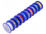 Wire | LgY | stranded | Cu | 0.35mm2 | PVC | 300/500V | 10 reels x 5m
