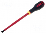 Screwdriver | insulated | slot | 8,0x1,2mm | Blade length: 175mm