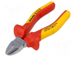 Pliers | insulated,side,cutting | for voltage works | steel | 140mm