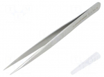 Tweezers | 120mm | Blades: straight,narrowed