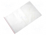 Self-seal bag | L: 300mm | Width: 200mm | Thick: 45um | polyetylene