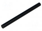 Adapter | thermoplastic | &Oslash;shaft: 6mm | Shaft len: 80mm | black