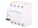 RCD breaker | Inom: 63A | Ires: 300mA | Poles: 4 | 400V | Mounting: DIN
