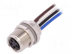 Connector: M8 | 0.2m | female | PIN: 4 | socket | IP67 | 30V