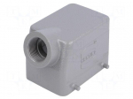 Enclosure: for Han connectors | Han | size 32A (2 x 16A) | angled