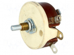 Potentiometer: shaft | single turn | 50&Omega; | 50W | 6.35mm | wirewound