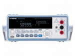 Benchtop multimeter | VFD x2 5 digit (50000) | True RMS | Plug: EU