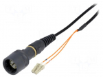 Connector: fiber optic | patchcord | PIN: 2 | multi mode duplex (MM)
