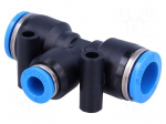 Push-in fitting | straight,T-tap splitter | -0.95&divide;6bar | Mat: PBT