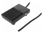 Switch: foot | Stabl.pos: 1 | NC + NO | 10A/250VAC | IP20 | -10&divide;70&deg;C