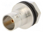 Connector: BNC | socket | straight | 75&Omega; | soldering | gold-plated