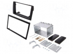 Radio frame | Fiat,Lancia | 2 DIN | grey