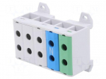 Splice terminal: rail | 120A | 1kV | screw terminal | polyamide | 35mm2