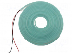 NEON LED tape | blue (ice blue) | 2835 | LED/m: 120 | 6mm | IP65 | 8W/m