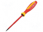 Screwdriver: insulated | slot | 3.5x0.6mm | Blade length: 100mm
