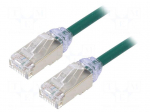 Patch cord | F/UTP,TX6A-28&trade; | Cat: 6a | RJ45 plug,both sides | wire