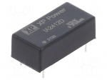 Converter: DC/DC | 1W | Uin: 24VDC | Uout: 12VDC | Uout2: -12VDC | DIP | THT