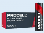 AAA/LR03 patarei 1.5V Duracell Procell INTENSE POWER seeria Leeliseline k&otilde;rge &auml;ravooluga iep. 10 GB.