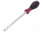 Screwdriver: for impact | slot | Size: 8x1.2mm | Blade length: 150mm