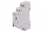 Relay: installation | bistable,impulse | NO x2 | Ucoil: 24VDC | BI | 20A