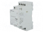 Contactor: 4-pole installation | 25A | 24VAC,24VDC | NC + NO x3