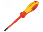 Screwdriver: insulated | Phillips | PH2 | Blade length: 100mm | 1kVAC