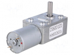 Motor: DC | with worm gear | 3&divide;9VDC | 1A | Shaft: D spring | 160rpm | 37: 1