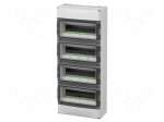 Enclosure: for modular components | IP65 | grey | No.of mod: 56 | AK