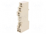 Socket | PIN: 5 | 10A | 250VAC | for DIN rail mounting | -55&divide;70&deg;C