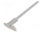 Calliper | L: 200mm | with analog readouts,with fixing-screw