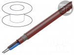 Wire | silicone | SiHF-C-Si | 2x0.5mm2 | Cu | stranded | brown-red