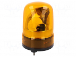 Signaller: lighting | rotating light | amber | SKH | 90&divide;250VAC | IP23