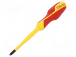 Screwdriver: insulated | slim | Phillips | PH2 | Blade length: 100mm