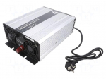 Converter: DC/AC | 1kW | Uout: 230VAC | Out: AC sockets 230V | -25&divide;55&deg;C
