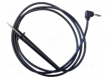 Test lead | 10A | probe tip,angular banana plug 4mm | Urated: 600V