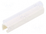 Markers | Marking: empty | 4&divide;5mm | PVC | white | -30&divide;60&deg;C | push-in