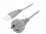 Cable | 2x0.75mm2 | AS/NZS 3112 (I) plug,IEC C7 female | PVC | 5m