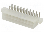 Connector: wire-board | socket | male | PIN: 20 | Mini-Fit Jr | 13A | THT