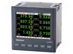Meter: network parameters | digital,mounting | LCD TFT 3,5" | 1A,5A
