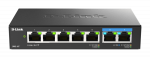 D-Link | 7-Port Multi-Gigabit Unmanaged Switch | DMS-107/E | Unmanaged | Desktop | Power supply type External