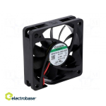 Ventilaator:DC | aksiaalne | 12VDC | 60x60x15mm | 51,65m3/h | 36,2 dBA | Vapo | 5400 p&ouml;&ouml;ret minutis