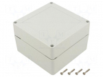 Enclosure: multipurpose | X: 120mm | Y: 120mm | Z: 75mm | ZP | ABS | IP67