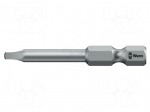 Screwdriver bit | square,Square-Plus | RB1 | 1/4" | Overall len: 70mm