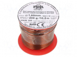 Coil wire | double coated enamelled | 1.6mm | 0.2kg | -65&divide;200&deg;C