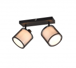 Trio-Lighting Burton 2-pc E14 matt black virziena gaismeklis