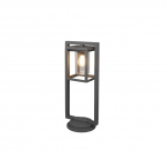 Trio-Lighting Lunga stabiņ&scaron; 60 cm E27 anthracite dusk sensor lampa ar kustības sensoru