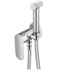 Concealed bidet mixer with bidetta shower head